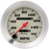 EQUUS 3-3/8 Dia Speedometer 0-160 MPH Silver E8076