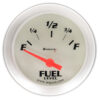 EQUUS 2.0 Dia Fuel Level Gauge Silver E8361