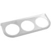 EQUUS Gauge Mount Panel 2 in Chrome Triple E9823