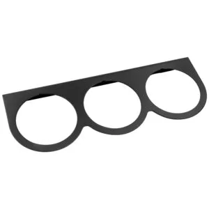 EQUUS Gauge Mount Panel 2-5/8 Black Triple E9943