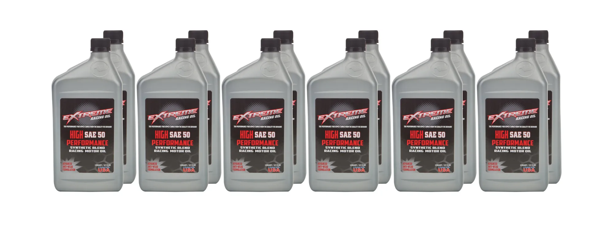 EXTREME RACING OIL SAE 50 Synthetic Blend 12 x 1 Quart HPSAE-50C