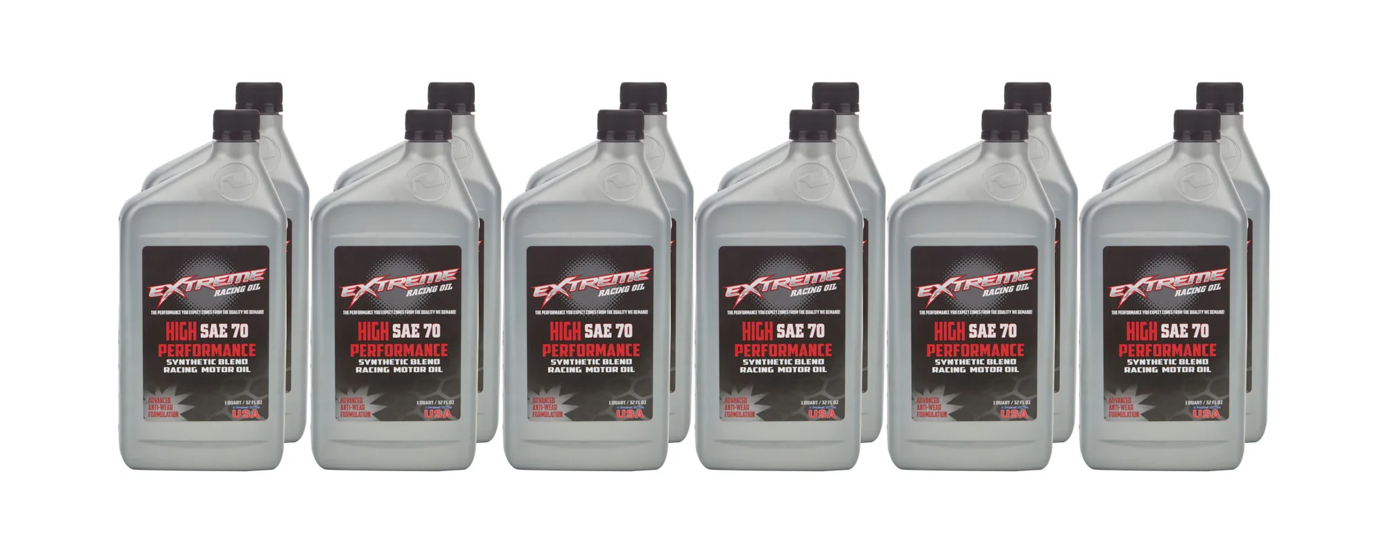 EXTREME RACING OIL SAE 70 Synthetic Blend 12 x 1 Quart HPSAE-70C
