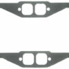 FEL-PRO SB Chevy Exhaust Gaskets SQUARE PORTS STOCK SIZE 1404