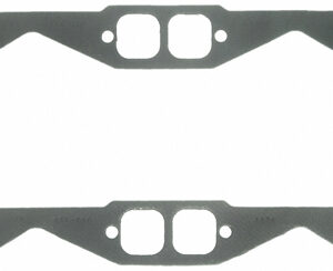 FEL-PRO SB Chevy Exhaust Gaskets SQUARE PORTS STOCK SIZE 1404