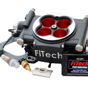 FiTECH FUEL INJECTION Go EFI Power Adder 600hp Kit Matte Black 30004