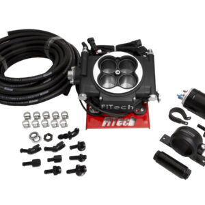 FiTECH FUEL INJECTION Go EFI 4 Master Kit System Black Finish 31002