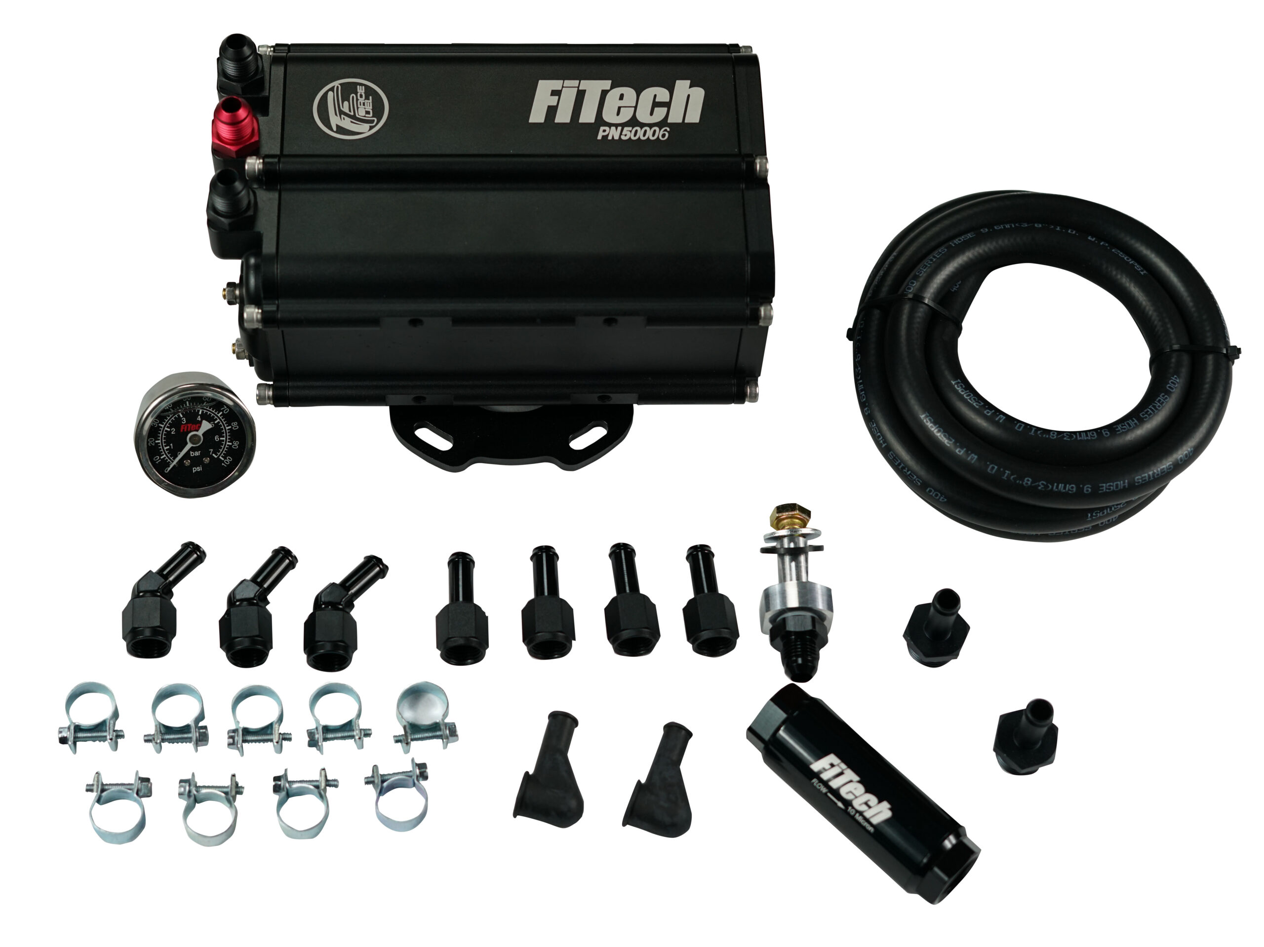 FiTECH FUEL INJECTION Mini Force Fuel Surge Tank 255LPH EFI 50006