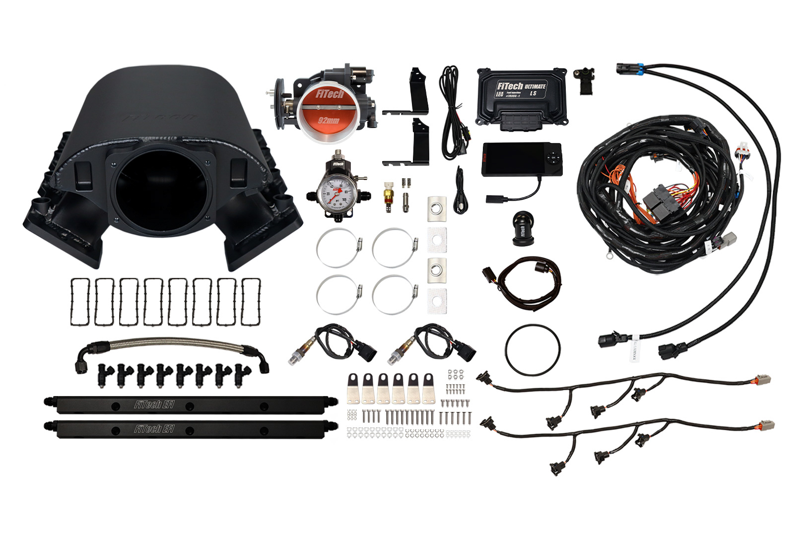 FiTECH FUEL INJECTION Ultimate Rebel LS 500HP EFI System w/Trans Cont 70089