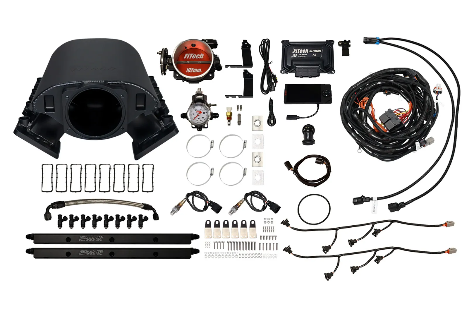 FiTECH FUEL INJECTION Ultimate Rebel LS 1000HP EFI System wo/Trans Cont 70092