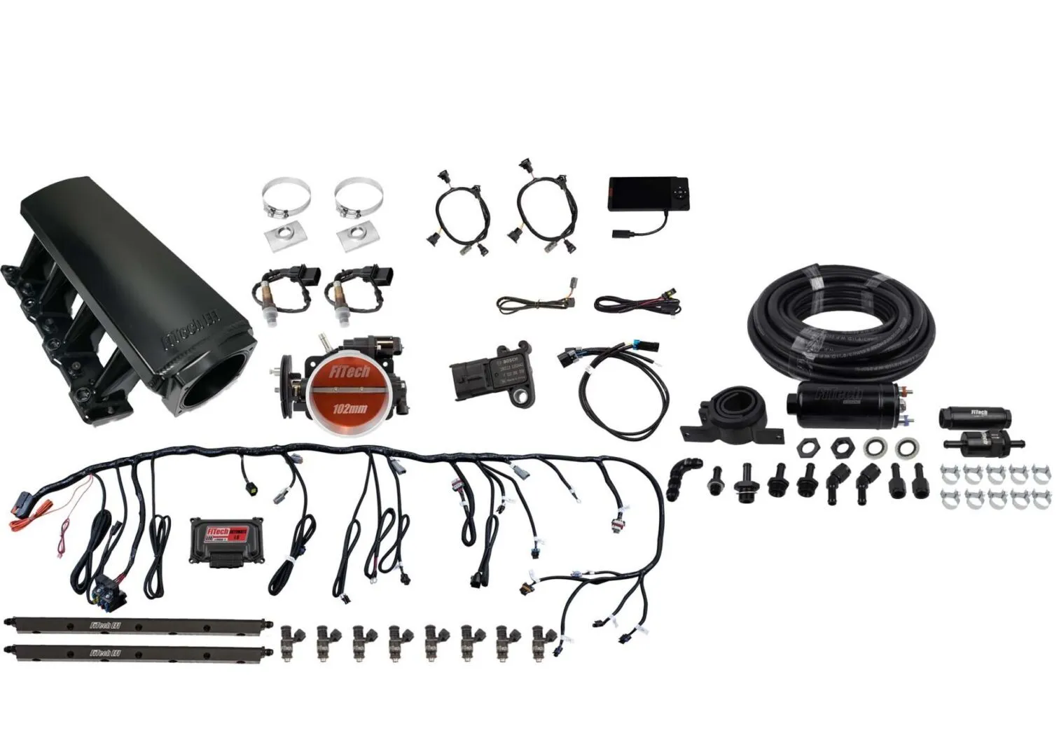 FiTECH FUEL INJECTION Ultimate LS 750 HP EFI ystem/ Long Runner 71008