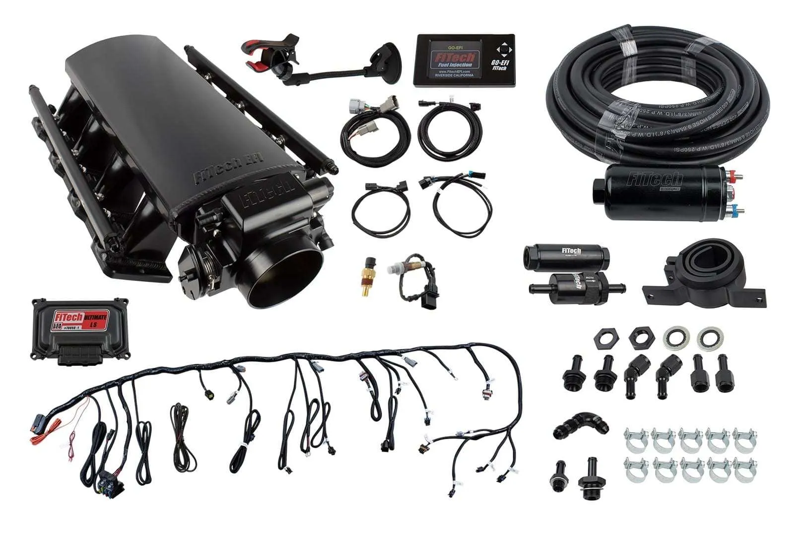 FiTECH FUEL INJECTION Ultimate LS 500 HP EFI System/ Short LS7 Intake 71015