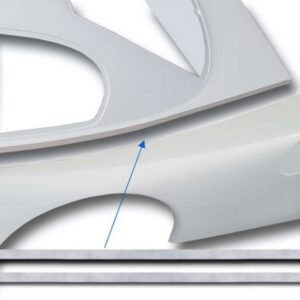 FIVESTAR Backup Plate Kit Roof to Quarter Panel 000-27B