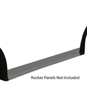 FIVESTAR MD3 Wheel Flares Dirt Black Left 007-261-BL