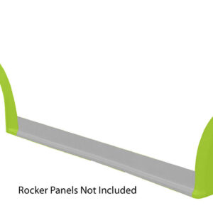 FIVESTAR MD3 Wheel Flares Dirt Flresnt Yellow Right 007-261-FYR