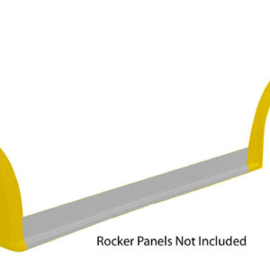 FIVESTAR MD3 Wheel Flares Dirt Yellow Left 007-261-YL