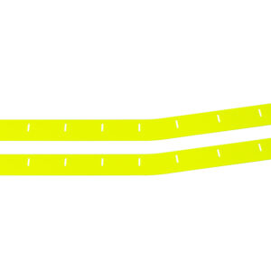 FIVESTAR 88 MD3 Monte Carlo Wear Strips Flourescent Yel 021-400-FY