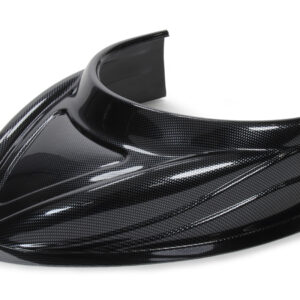 FIVESTAR MD3 Hood Scoop 5in Tall Flat Carbon Fiber Look 040-4113-CF