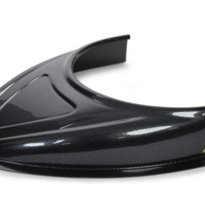 FIVESTAR MD3 Hood Scoop 3in Tall Flat Carbon Fiber Look 040-4115-CF