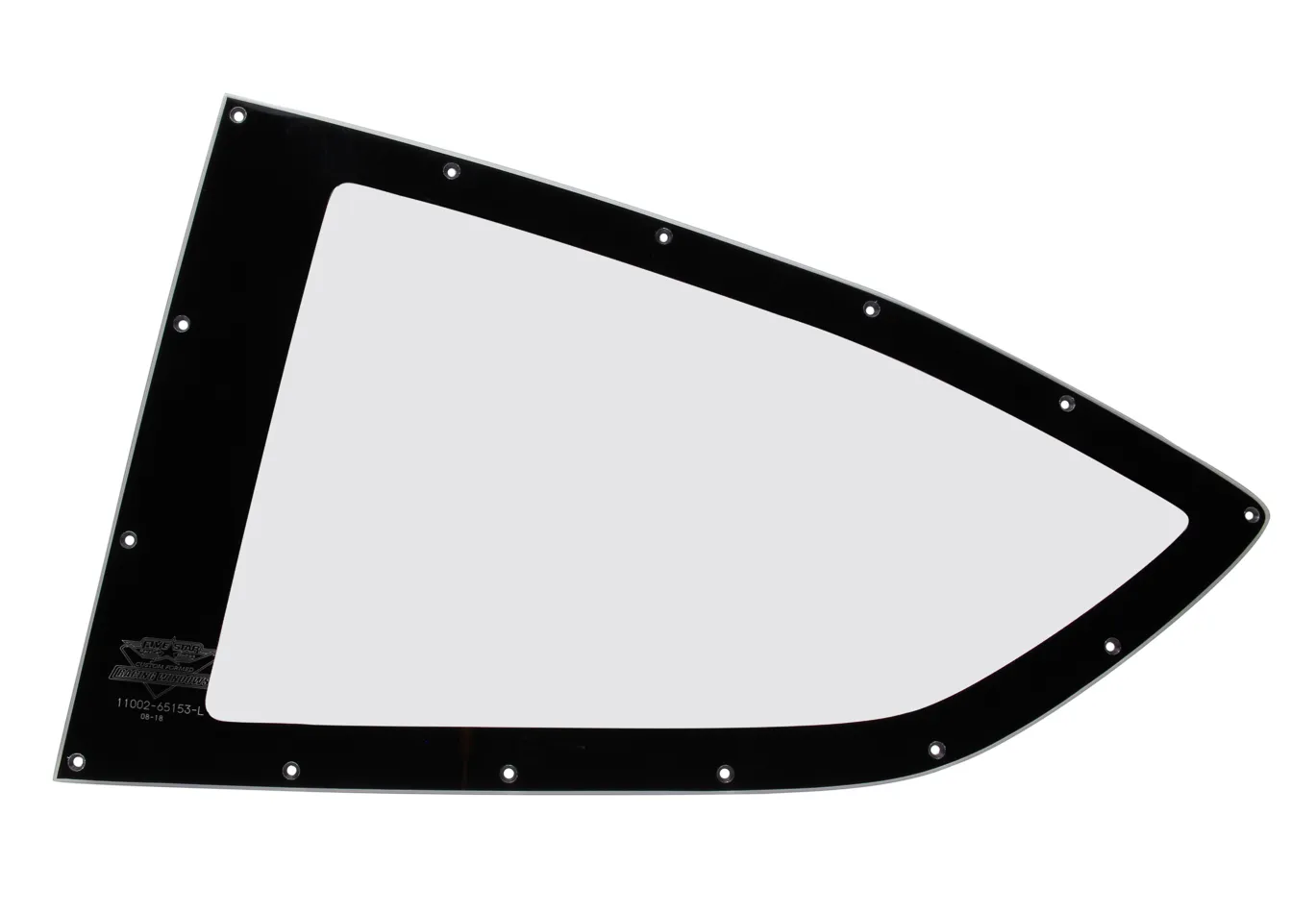 FIVESTAR 2019 LM Qtr Window Left Cut Drilled W/Blackout 11002-65153-L