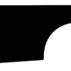FIVESTAR Quarter Panel Dirt Right Side Black 32001-27351-BR