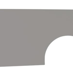 FIVESTAR Qtr Panel High Impact Plastic Gray Right 34001-27351-GR