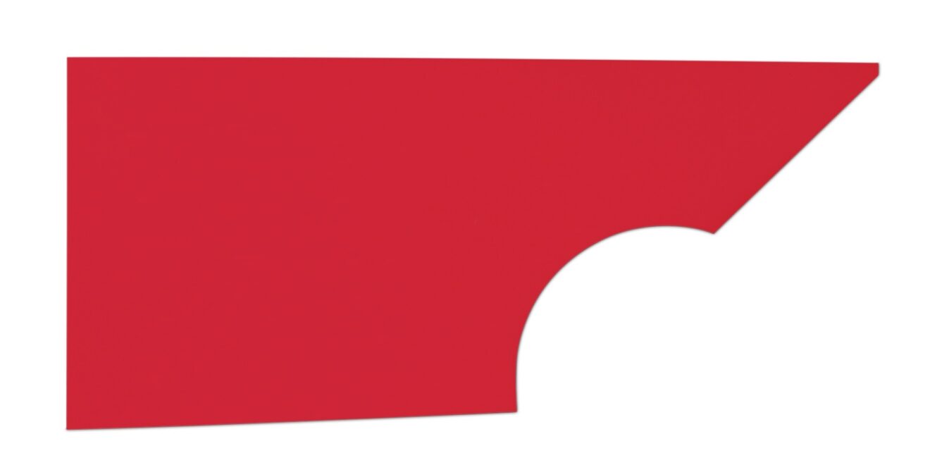 FIVESTAR Qtr Panel High Impact Plastic Red Right 34001-27351-RR
