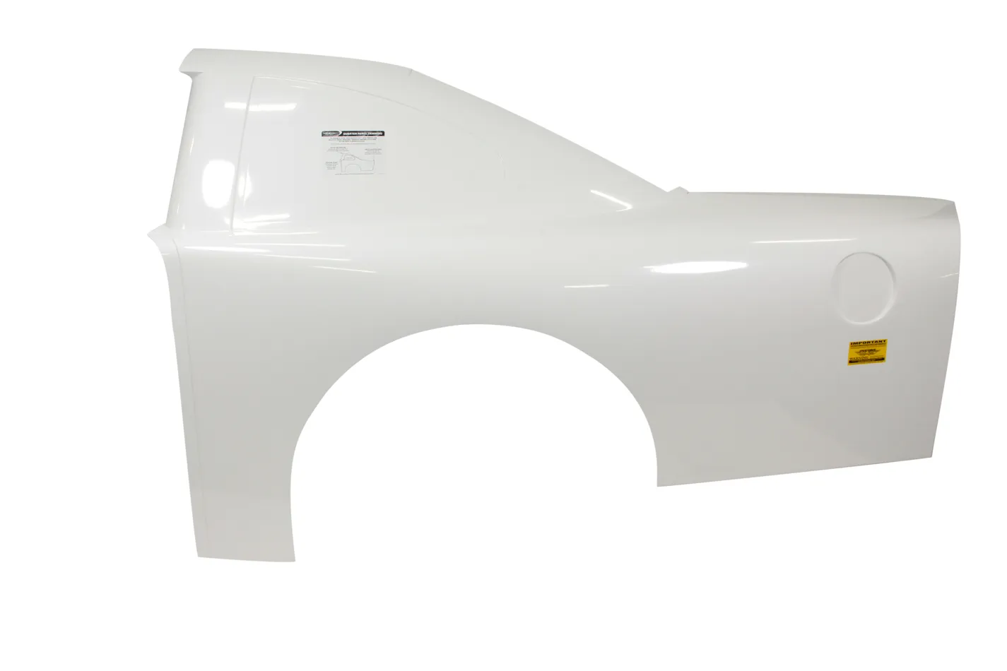 FIVESTAR ABC Trad Roof Qtr Panel Ultraglass White Left 463-270-WL