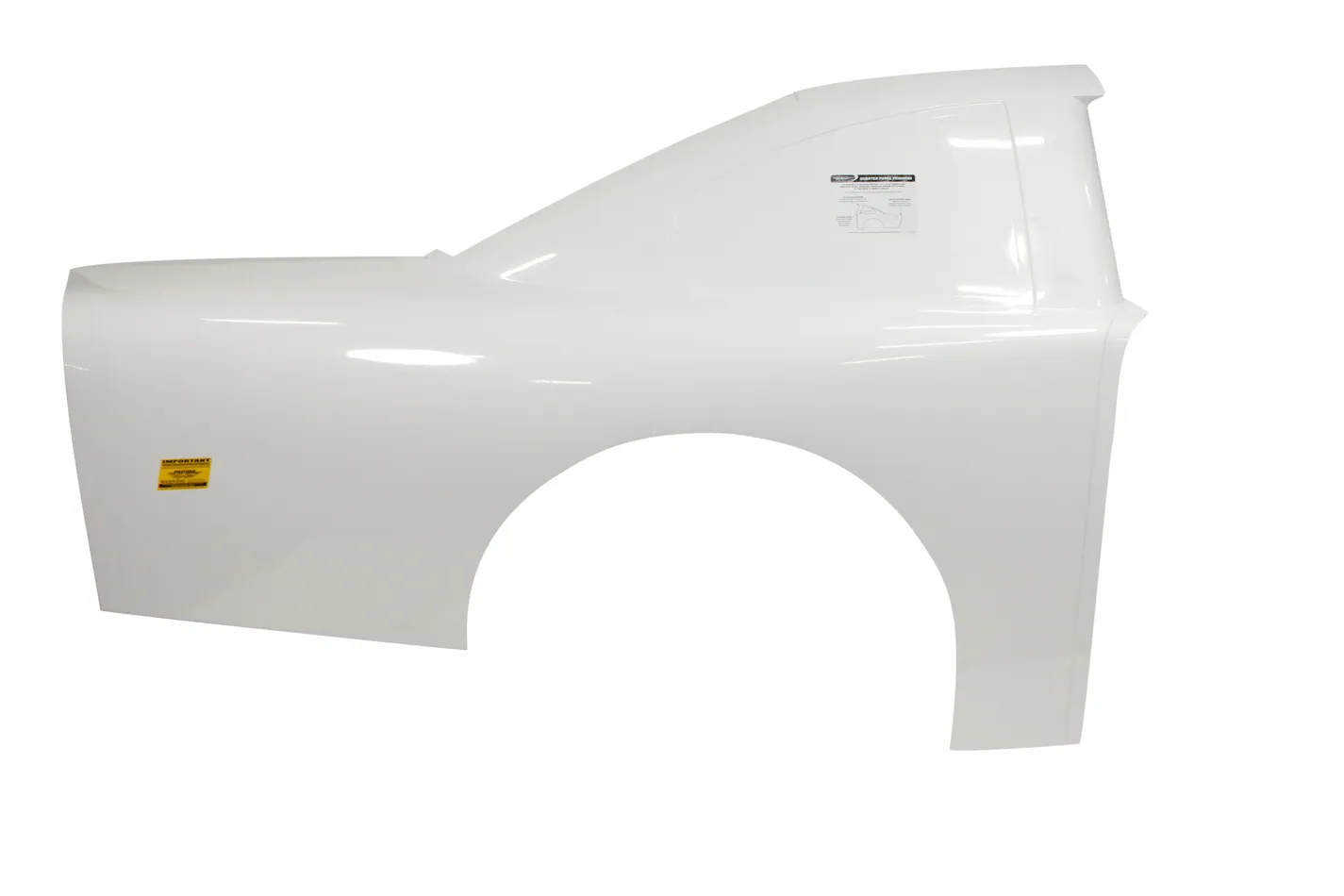 FIVESTAR ABC Trad Roof Qtr Panel Ultraglass White Right 463-270-WR