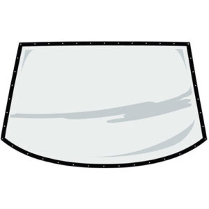 FIVESTAR Rear Window ABC Molded .093 w/Blk Border Uncoat 574-6111-3B