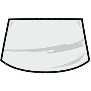 FIVESTAR Rear Window ABC Molded .093 w/Blk Border Uncoat 574-6111-3B