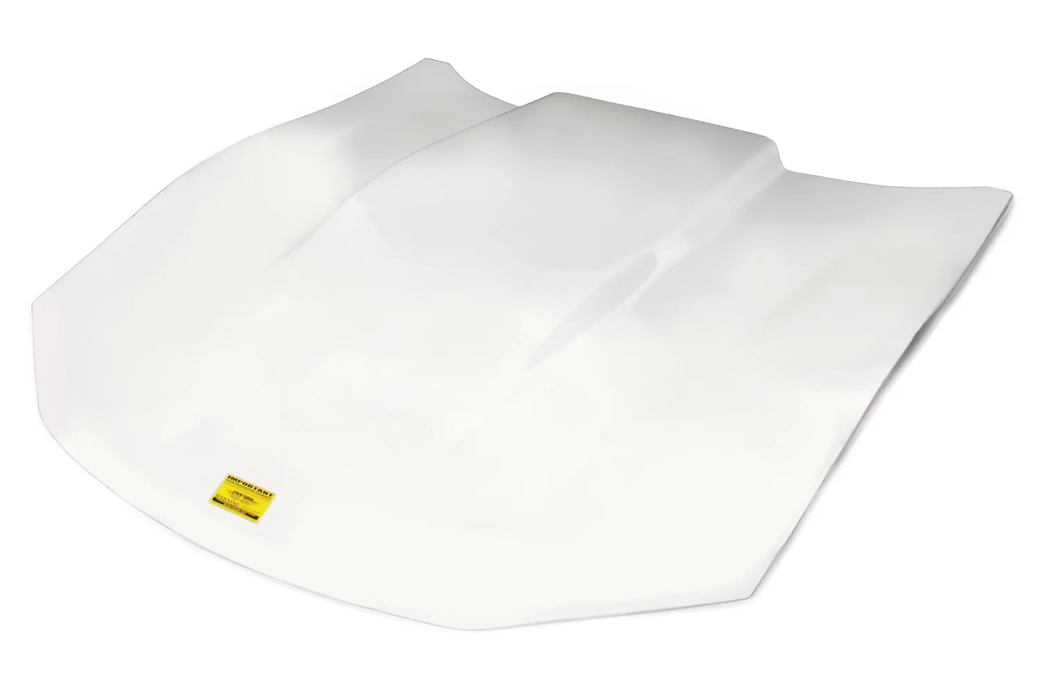 FIVESTAR Composite Hood White 2.5in Scoop 660-3303-W