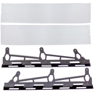 FIVESTAR ABC Spoiler 6.5in x 60in 70 Degree Black 661-6737-B