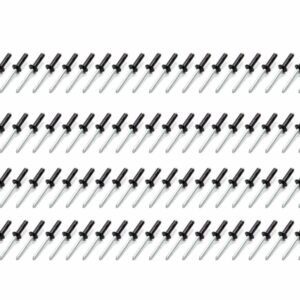 FIVESTAR Sm Hd Rivet Black Multi -grip 100pk 814B-100S