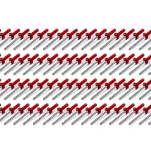 FIVESTAR Sml Hd Rivet Red Multi-Grip 100pk 814R-100S