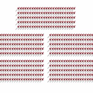 FIVESTAR Lrg Hd Rivet Red Multi-Grip 500pk 814R-500L