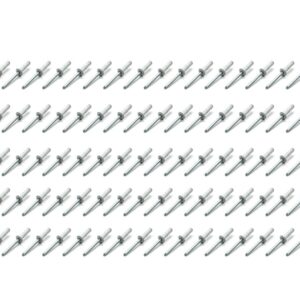 FIVESTAR Sm Hd Rivet White Multi -grip 100pk 814W-100S