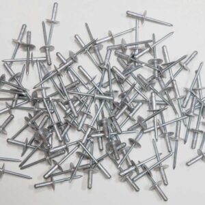 FIVESTAR Large Head Rivet Silver 100pc 3/16in 816-100L