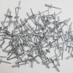 FIVESTAR Large Head Rivet Silver 100pc 3/16in 816-100L