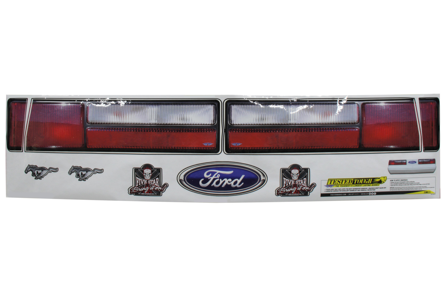 FIVESTAR Mustang Tail Graphics 915-450-ID