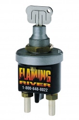 FLAMING RIVER Battery Disconnect Laser Cut Key Switch FR1009