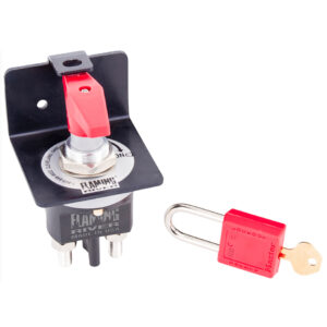 FLAMING RIVER Battery Disconnect The Big Switch 500 With Lock FR1046