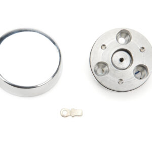 FLAMING RIVER Horn Button 3 Bolt Mill Polished FR20175HNPL