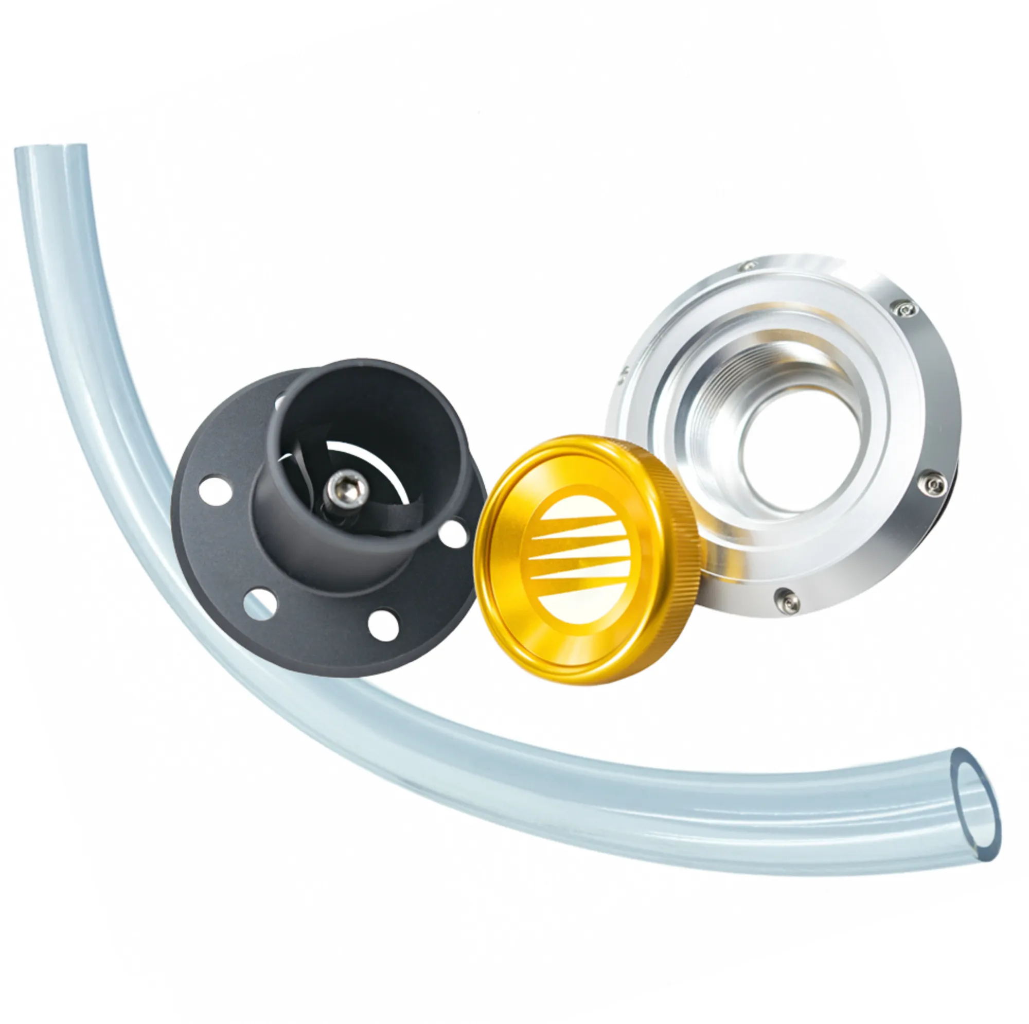 FUELAB FUEL SYSTEMS Remote Fuel Fill With Cap 63712