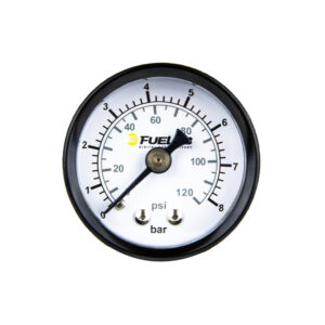 FUELAB FUEL SYSTEMS Fuel Pressure Gauge EFI 0-120psi bar & psi 71511