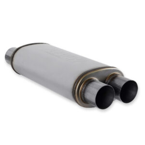 FLOWMASTER Muffler 3-1/2 Inlet 2-1/ 2 Dual Outlet 72469