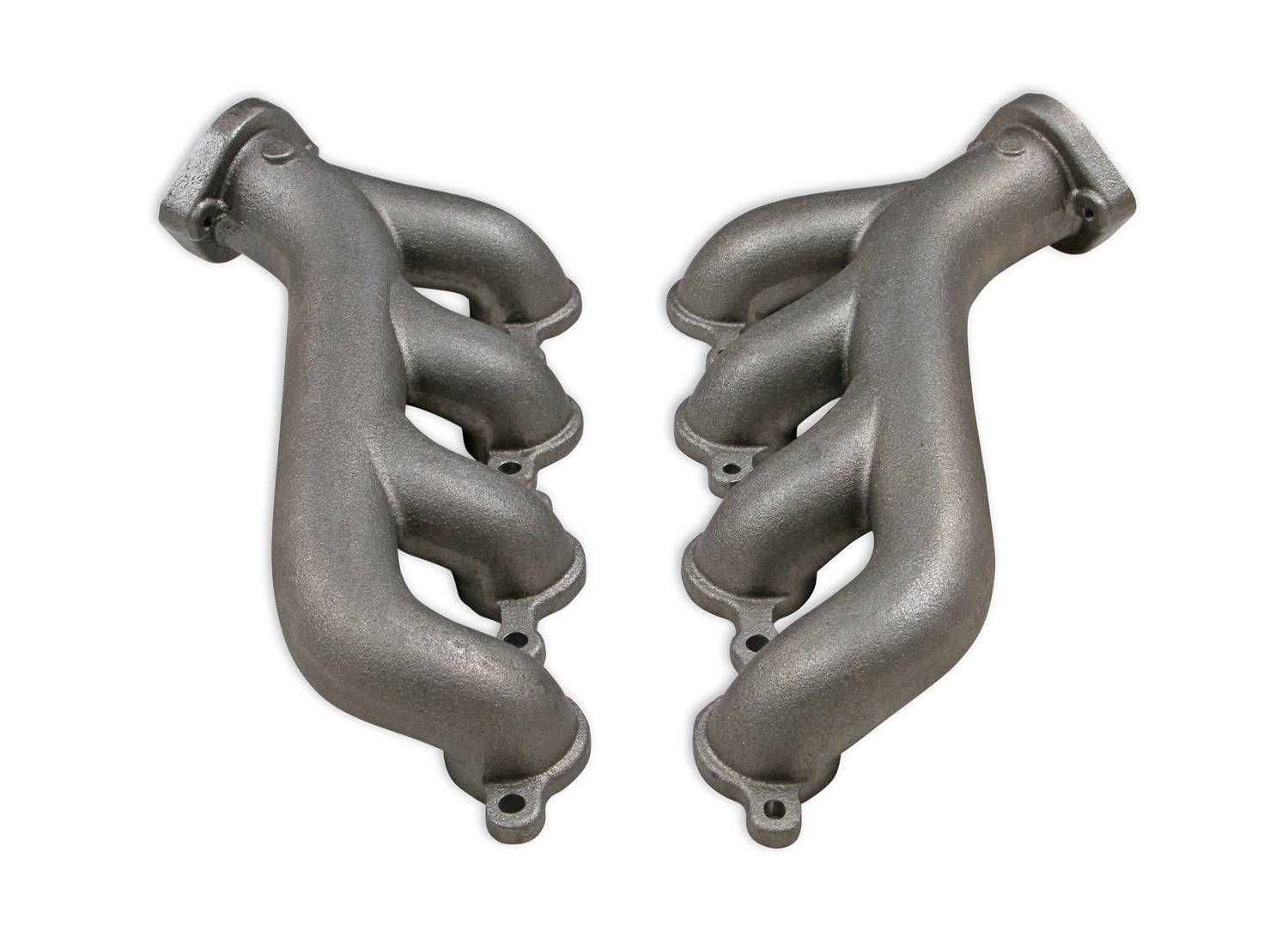 FLOWTECH Cast LS Exhaust Manifold Set - Natural Finish 11730FLT