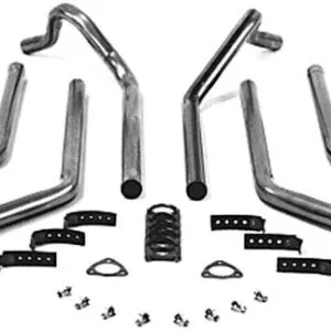 FLOWTECH Dual Exhaust Header Back Kit - Super Street 51525FLT