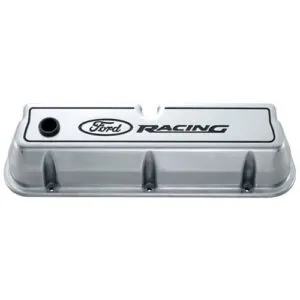 FORD Die Cast Alm Valve Cover Set  w/Ford Racing Logo 302-001