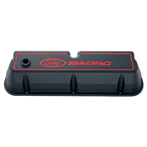 FORD Die Cast Alm Valve Cover Set w/Ford Racing Logo 302-003