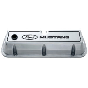 FORD Die Cast Alm Valve Cover Set w/Mustang Logo 302-030
